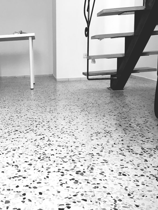 Terrazzo vloer reinigen